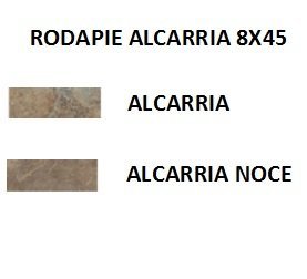 RODAPIE 8X45 PORCELANICO ALCARRIA MATE (TODOS LOS COLORES) - CRT